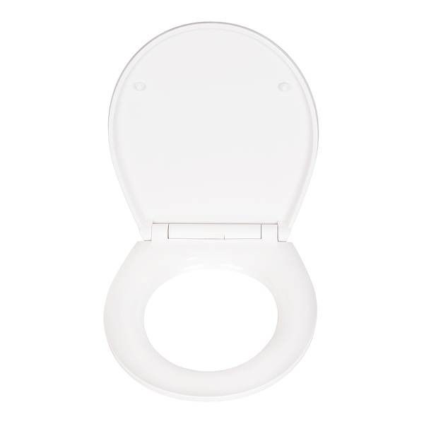 Abattant WC Marbre Blanc Duroplast - Multicolore