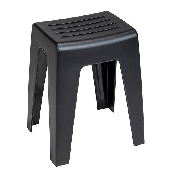 Badhocker Kumba Polypropylen - Schwarz