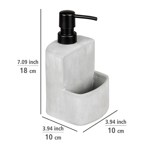 Spülmittelständer Festival Beton / Kunststoff - Grau