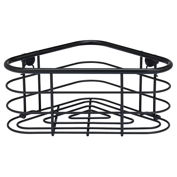 Étagère d'angle Trestina Acier inoxydable - Noir