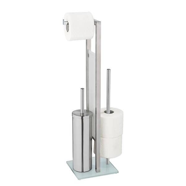 WC-Garnitur Rivalta II Edelstahl / Polypropylen - Silber