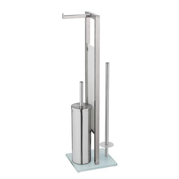 WC-Garnitur Rivalta II Edelstahl / Polypropylen - Silber