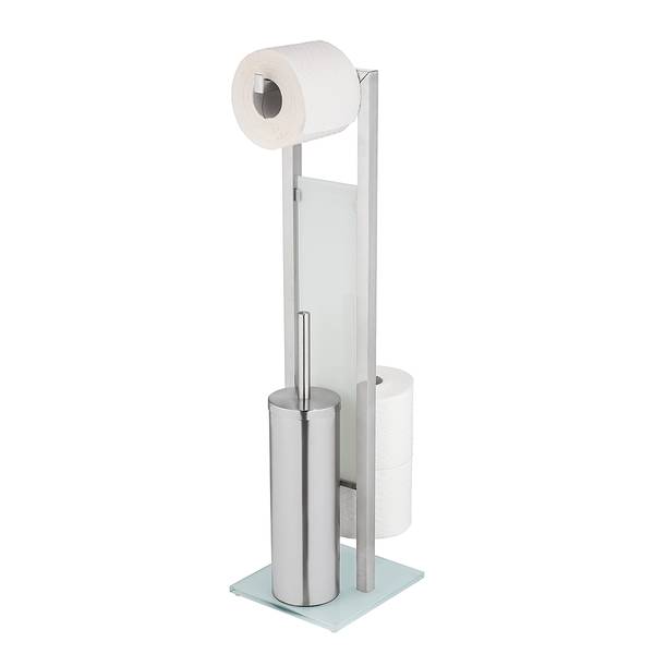 WC-Garnitur Rivalta II Edelstahl / Polypropylen - Silber
