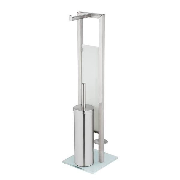 WC-Garnitur Rivalta II Edelstahl / Polypropylen - Silber
