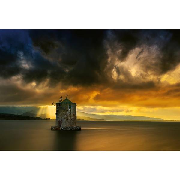 Fotomurale Mulino Tessuto non tessuto -  3,84cm x 2,6cm