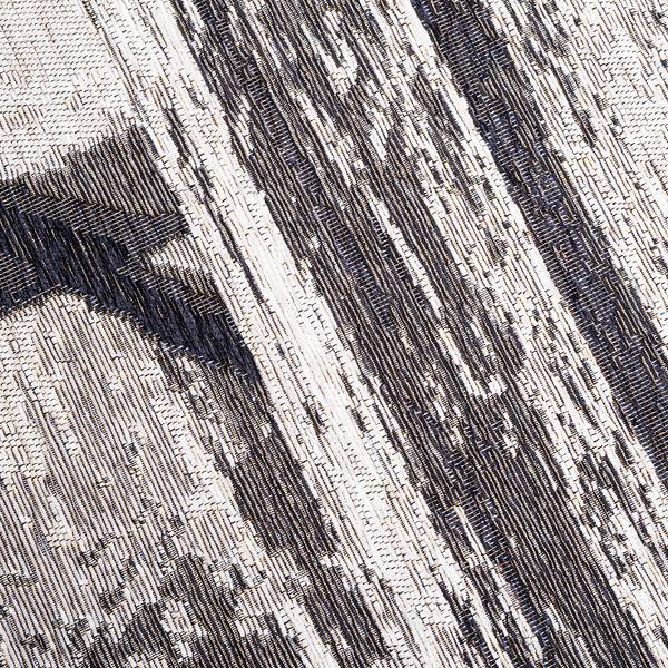 Kurzflorteppich Keitum 010 I Polyester / Baumwolle - Grau - 60 x 90 cm