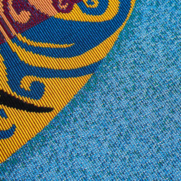 In-/ Outdoorläufer Rantum Beach 018 Kunstfaser - Blau / Mehrfarbig