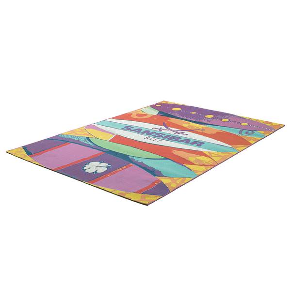 In-/ Outdoorteppich Rantum Beach 020 Kunstfaser - Mehrfarbig - 60 x 100 cm