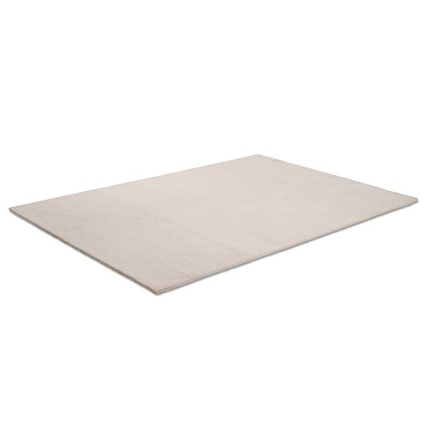 Wollteppich List Schurwolle - Creme - 70 x 140 cm