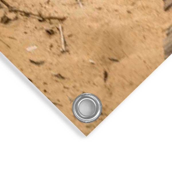 Outdoor-Poster Sonnenuntergang am Strand PVC - Beige