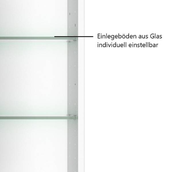 Badezimmerset Verciano VII (3-teilig) Inklusive Beleuchtung - Matt Weiß