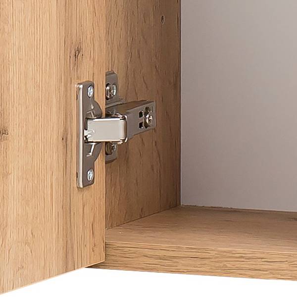 Badezimmerset Verciano X (4-teilig) Inklusive Beleuchtung - Wotaneiche Dekor