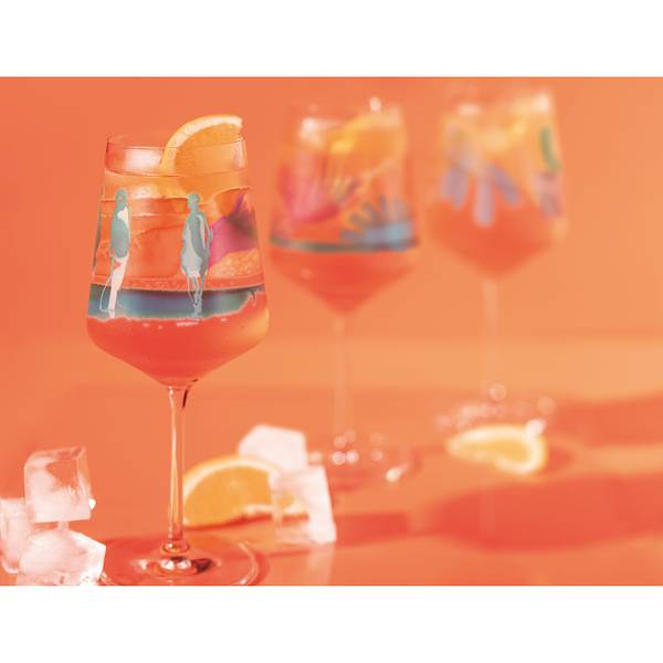 Aperitifglas Sommerrausch I Kristallglas - Mehrfarbig