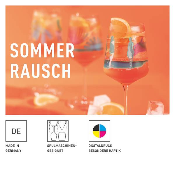 Aperitifglas Sommerrausch I Kristallglas - Mehrfarbig