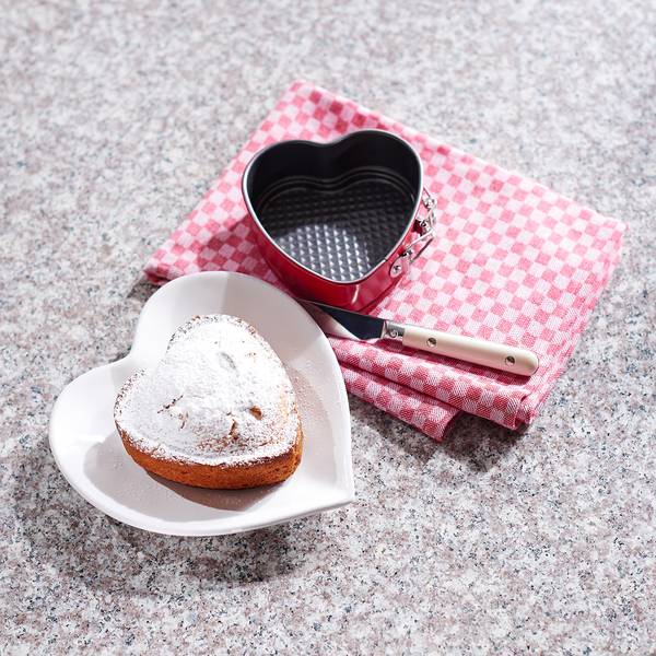Stampo con cerniera SWEETHEART Acciaio- Nero / Rosso