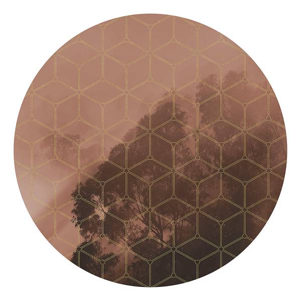 Fotomurale New Morning Tessuto non tessuto - Marrone / Rosso