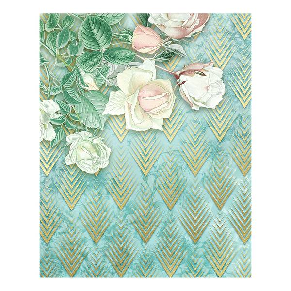 Fototapete Rose Poem Vlies - Mehrfarbig