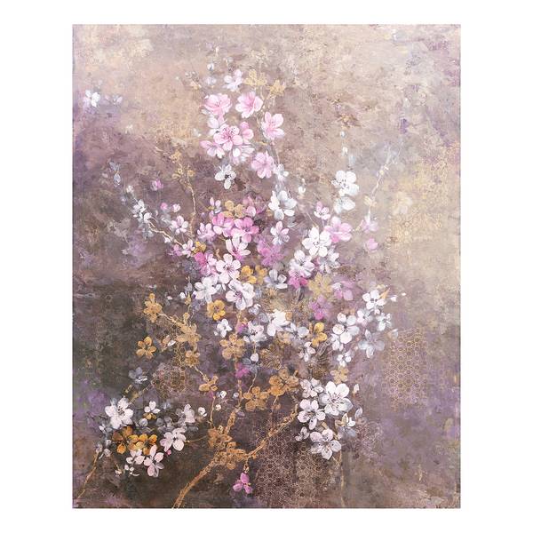 Fotomurale Hanami Tessuto non tessuto - Rosa / Marrone