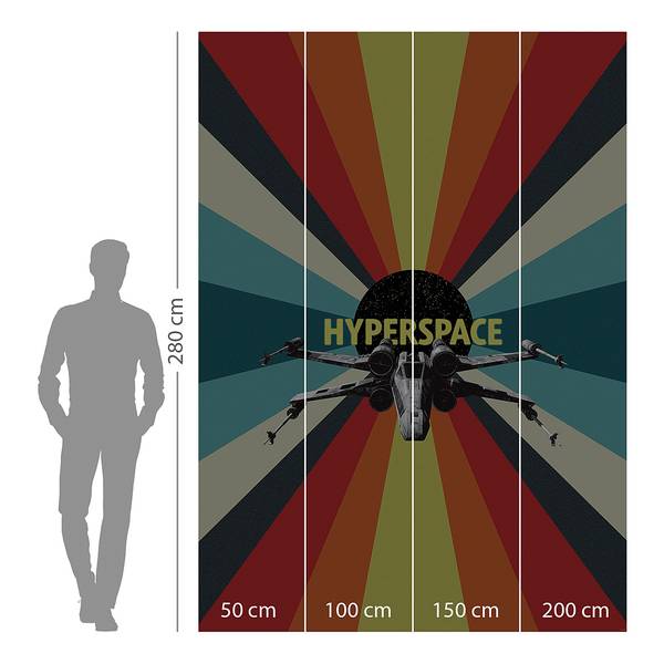 Fotomurale Hyperspace Tessuto non tessuto - Multicolore