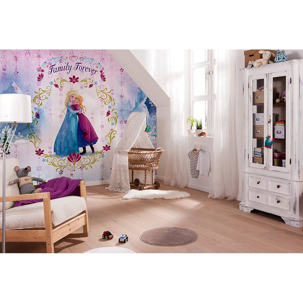 Papier peint Frozen Family Forever Intissé - Multicolore