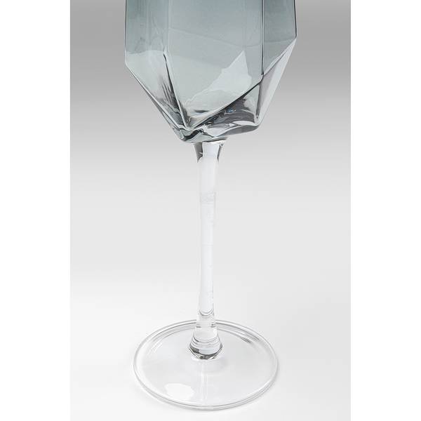 Sektglas Diamond Smoke (4er-Set) Glas - Transparent / Grau