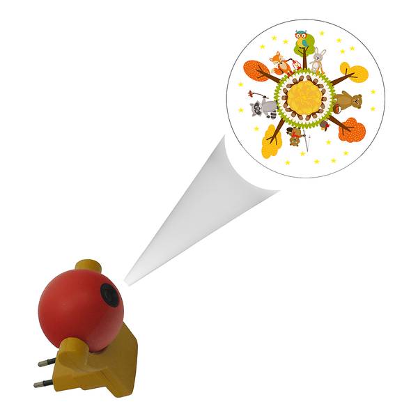 Lampada LED per cameretta Animali I Policarbonato - 1 punto luce