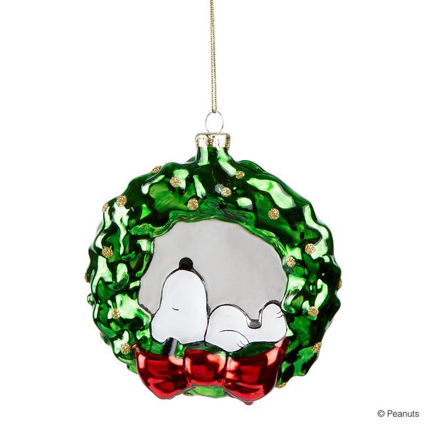 Baumanhänger PEANUTS Snoopy Klarglas - Bunt