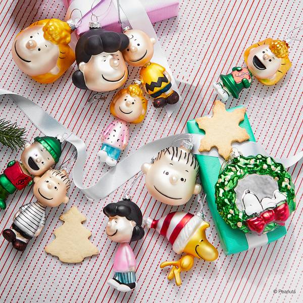 Baumanhänger PEANUTS Snoopy Klarglas - Bunt