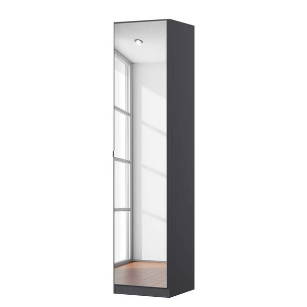 Drehtürenschrank KiYDOO I Graumetallic - 47 x 197 cm