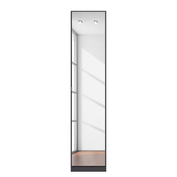 Drehtürenschrank KiYDOO I Graumetallic - 47 x 197 cm