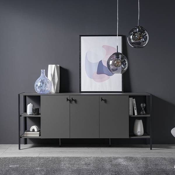 Dressoir MICA donkergrijs