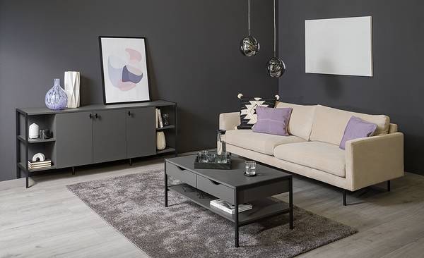 Dressoir MICA donkergrijs