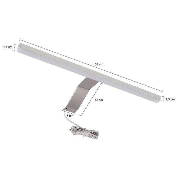 Badmöbelset Collie VI (2-teilig) Inklusive Beleuchtung - Hochglanz Schwarz / Schwarz