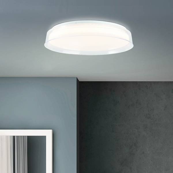LED-Deckenleuchte Leanna Acrylglas / Aluminium - 1-flammig
