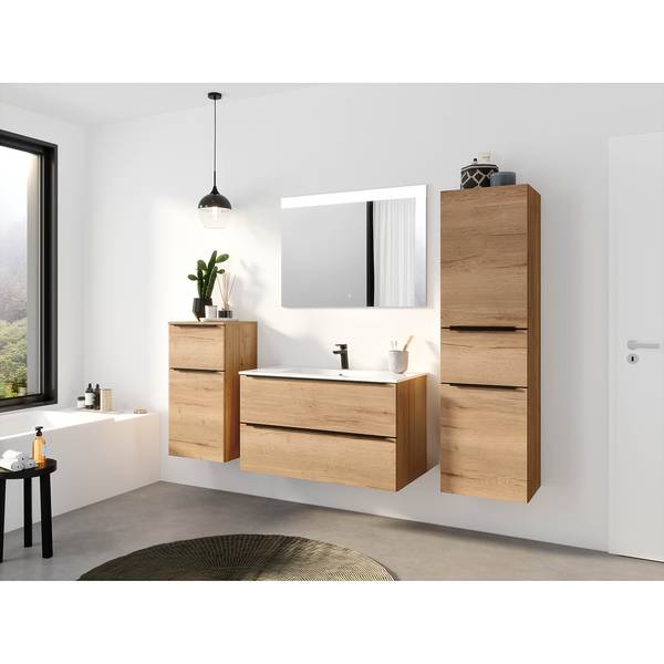 Waschtisch MYBA II Eiche Dekor - Breite: 100 cm