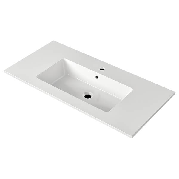 Waschtisch MYBA II Eiche Dekor - Breite: 100 cm