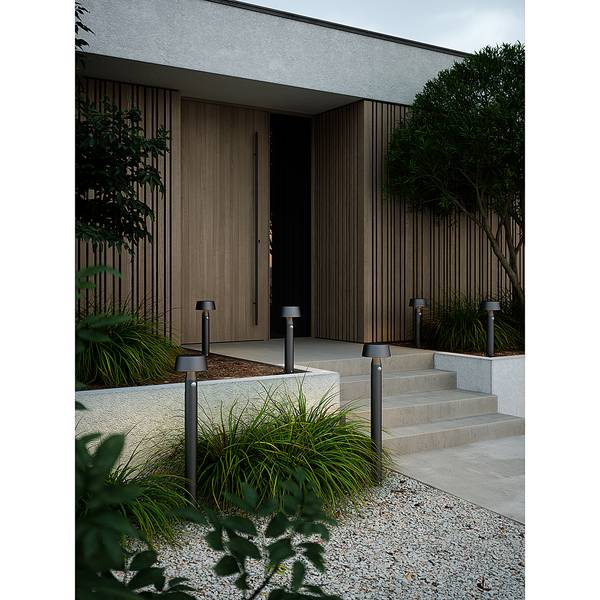 Wegeleuchte Nama Aluminium - 1-flammig - Höhe: 90 cm