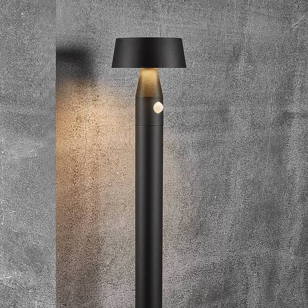 Wegeleuchte Nama Aluminium - 1-flammig - Höhe: 90 cm