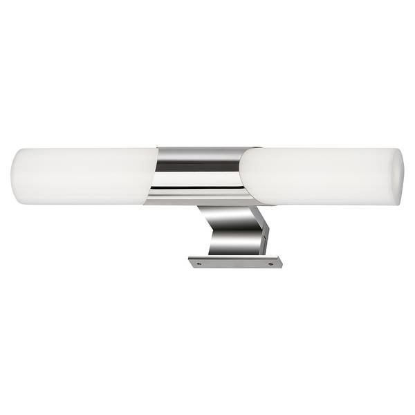LED-badkamerlamp Klak II acrylglas - 1 lichtbron - zilver - Breedte: 32 cm