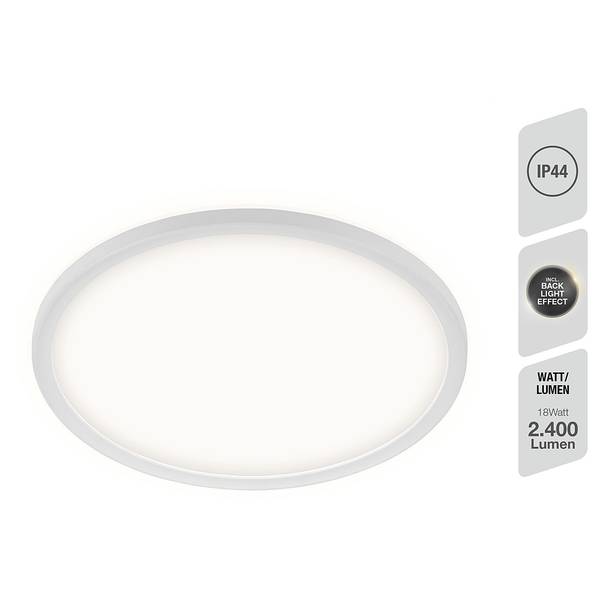 LED-badkamerlamp Slim Drip II acrylglas - 1 lichtbron