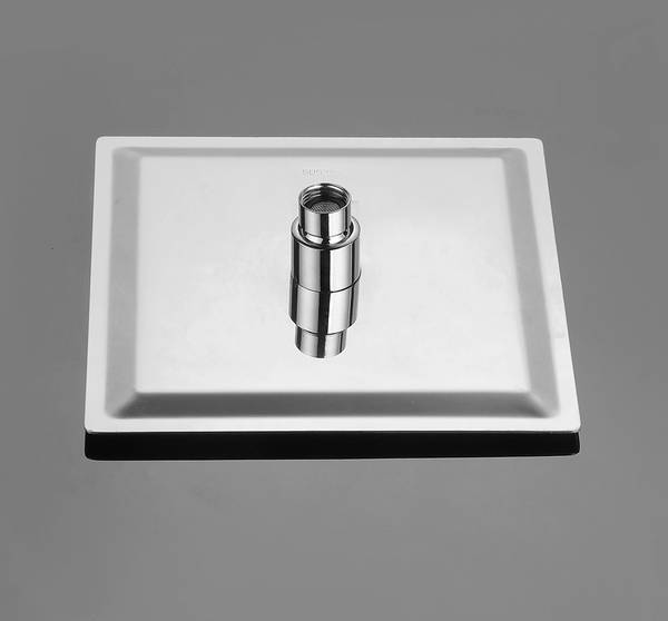 Soffione Rosenau Acciaio inox, spazzolato - 20 x 20 cm