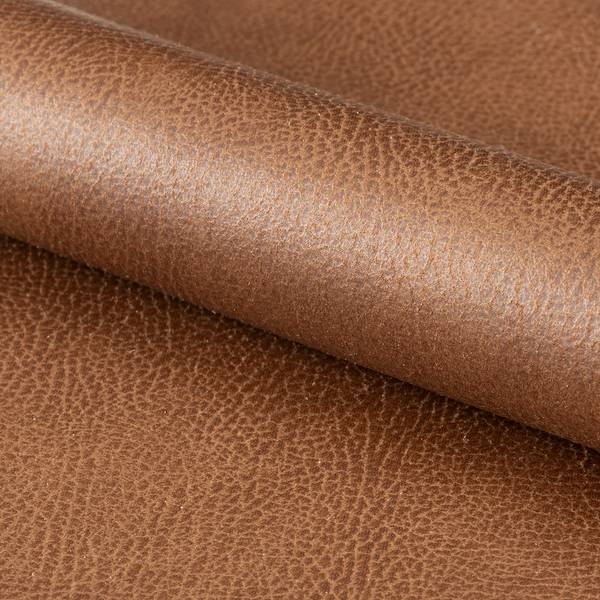 Loungesessel Quini Mischgewebe / Eisen - Cognac / Schwarz