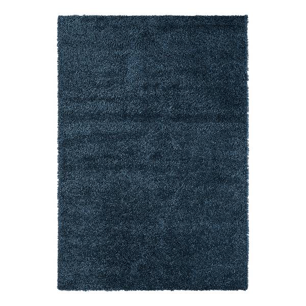 Hoogpolig vloerkleed My Shaggy polypropeen/jute - donkerblauw - 200 x 290 cm
