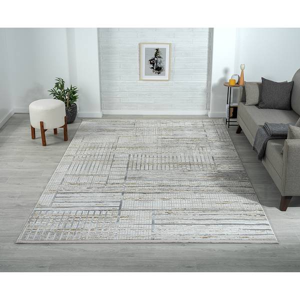 Laagpolig vloerkleed My Love polyester/katoen - beige - 200 x 290 cm