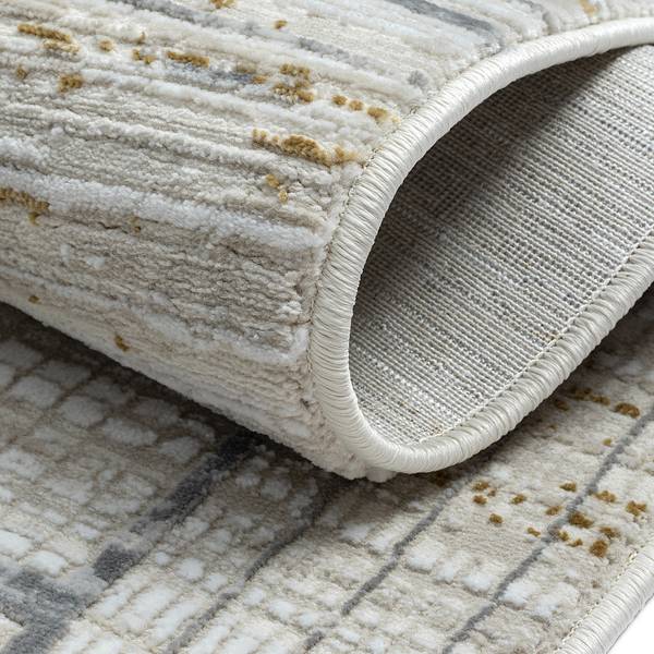 Laagpolig vloerkleed My Love polyester/katoen - beige - 200 x 290 cm