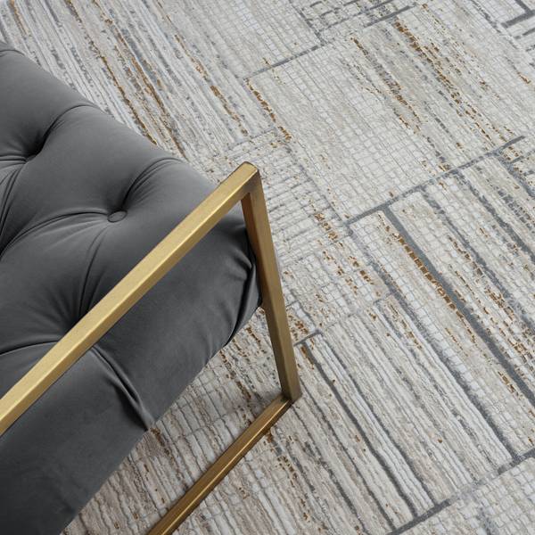 Laagpolig vloerkleed My Love polyester/katoen - beige - 200 x 290 cm