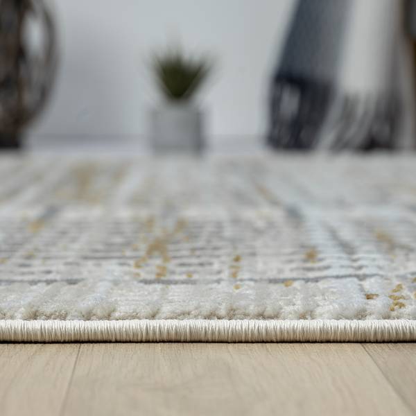 Laagpolig vloerkleed My Love polyester/katoen - beige - 200 x 290 cm