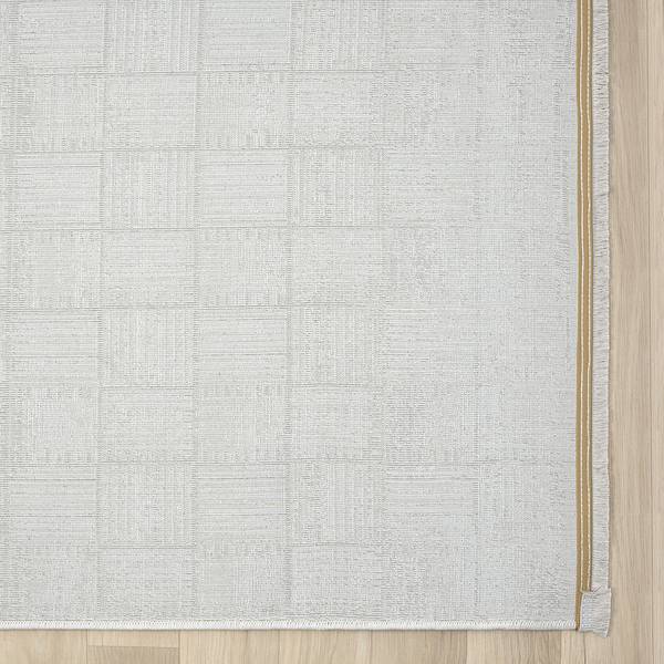 Laagpolig vloerkleed My Wonder polyester/katoen - beige - 80 x 150 cm
