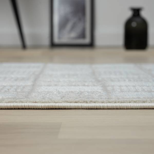 Laagpolig vloerkleed My Wonder polyester/katoen - beige - 80 x 150 cm