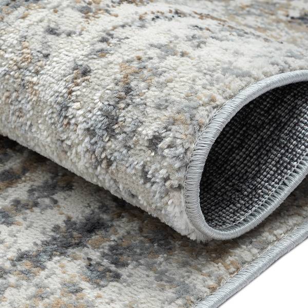 Kurzflorteppich My Soul Polyester / Baumwolle - Beige / Grau - 80 x 150 cm
